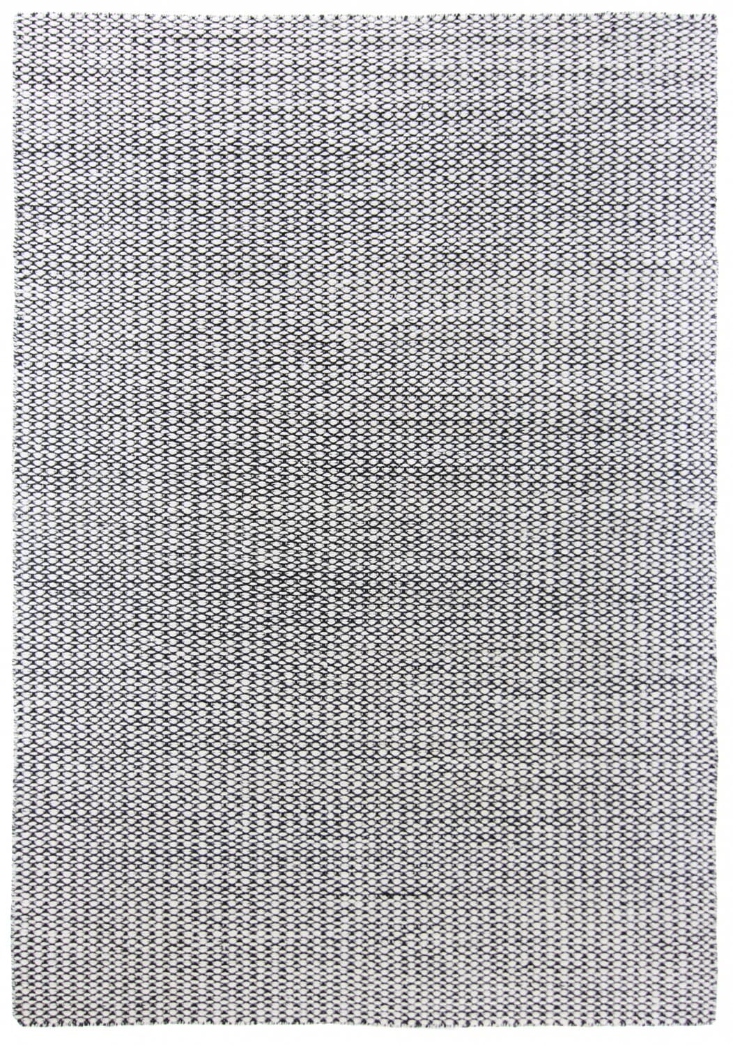 Ullmatta - Delly (svart/vit) (Storlek: 200 x 290 cm)