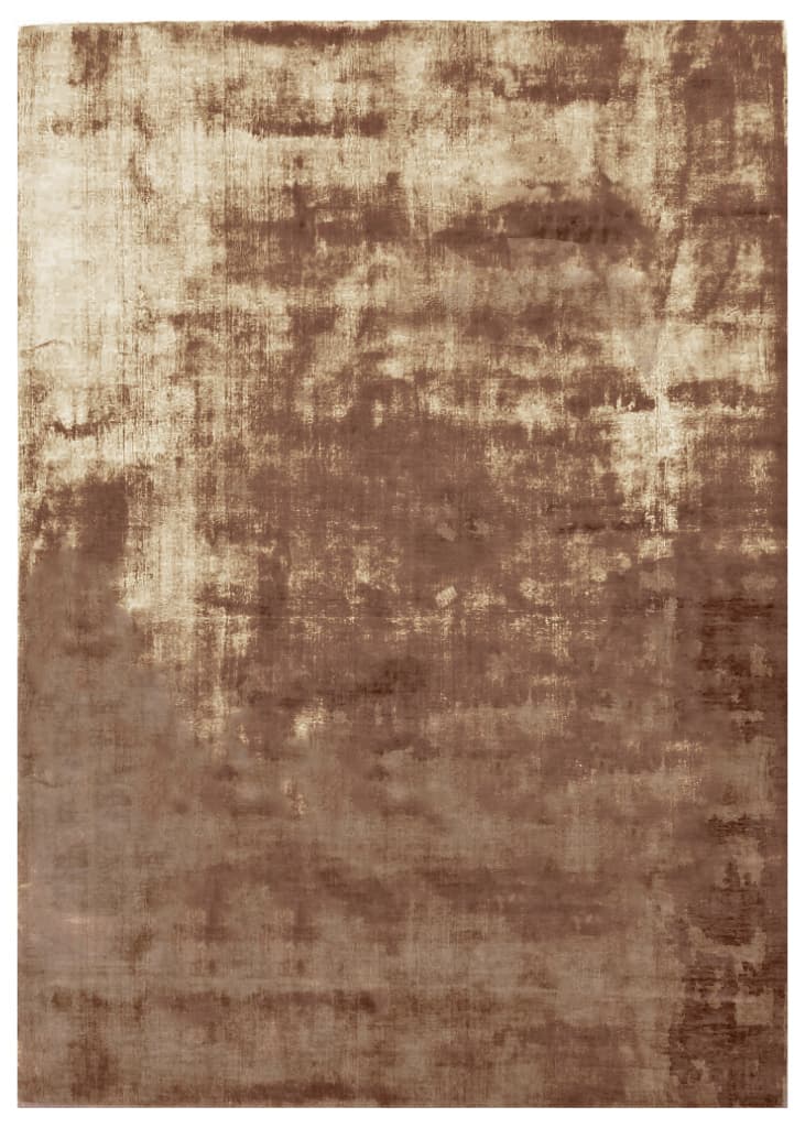 Viskosmatta - Jodhpur Special Luxury Edition (brun) (Storlek: 200 x 200 cm (kvadrat))