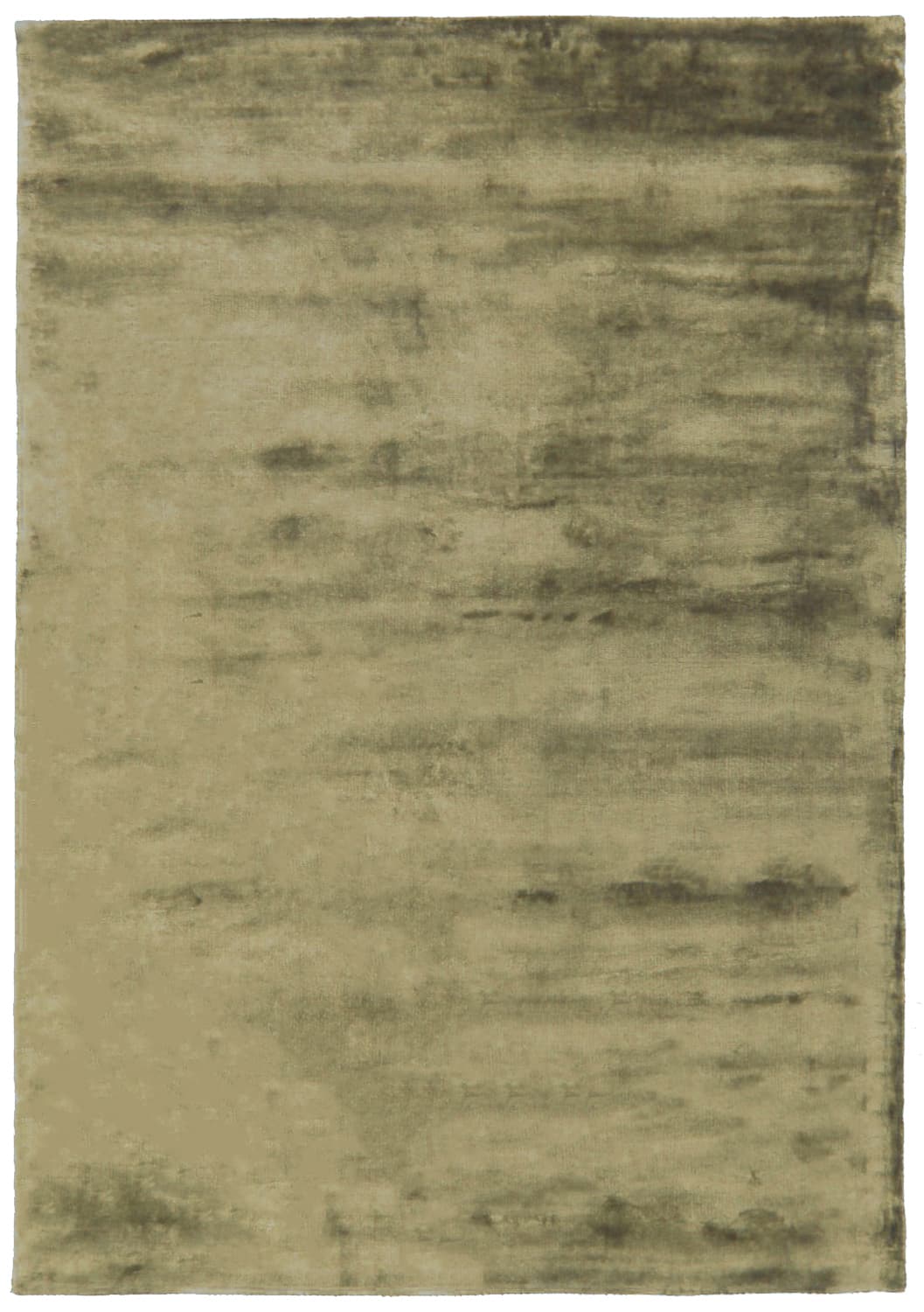 Viskosmatta - Jodhpur Special Luxury Edition (olivgrön) (Storlek: 170 x 240 cm)