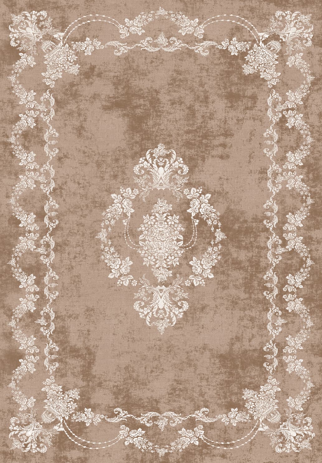 Wiltonmatta - Taknis (beige) (Storlek: 200 x 280 cm)