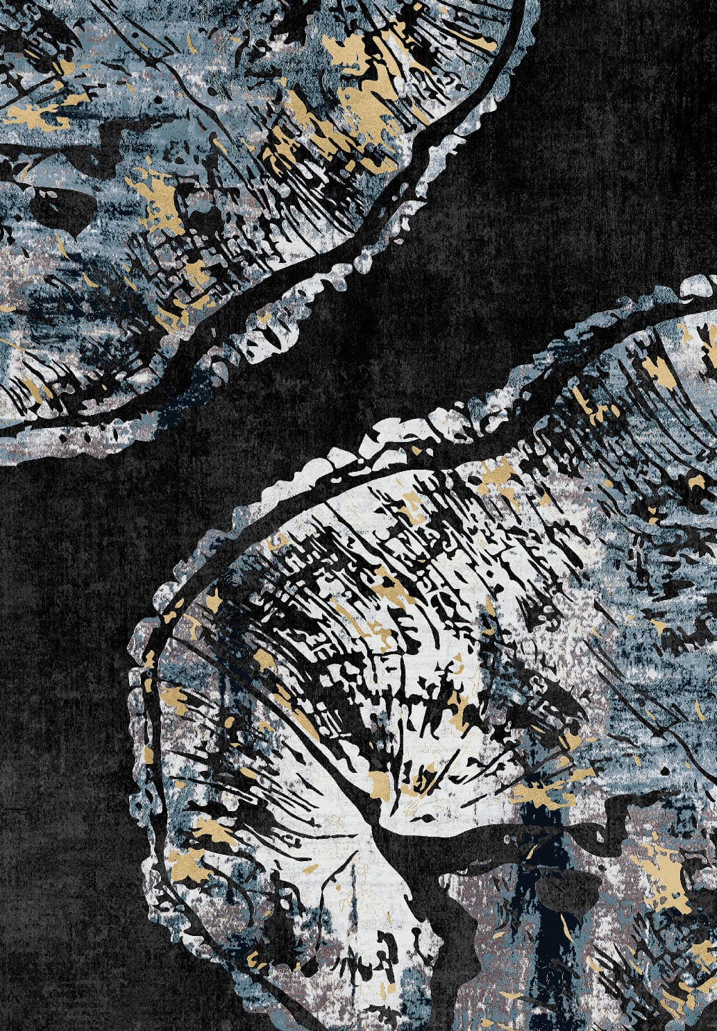 Wiltonmatta - Tamsim (svart/multi) (Storlek: 200 x 280 cm)