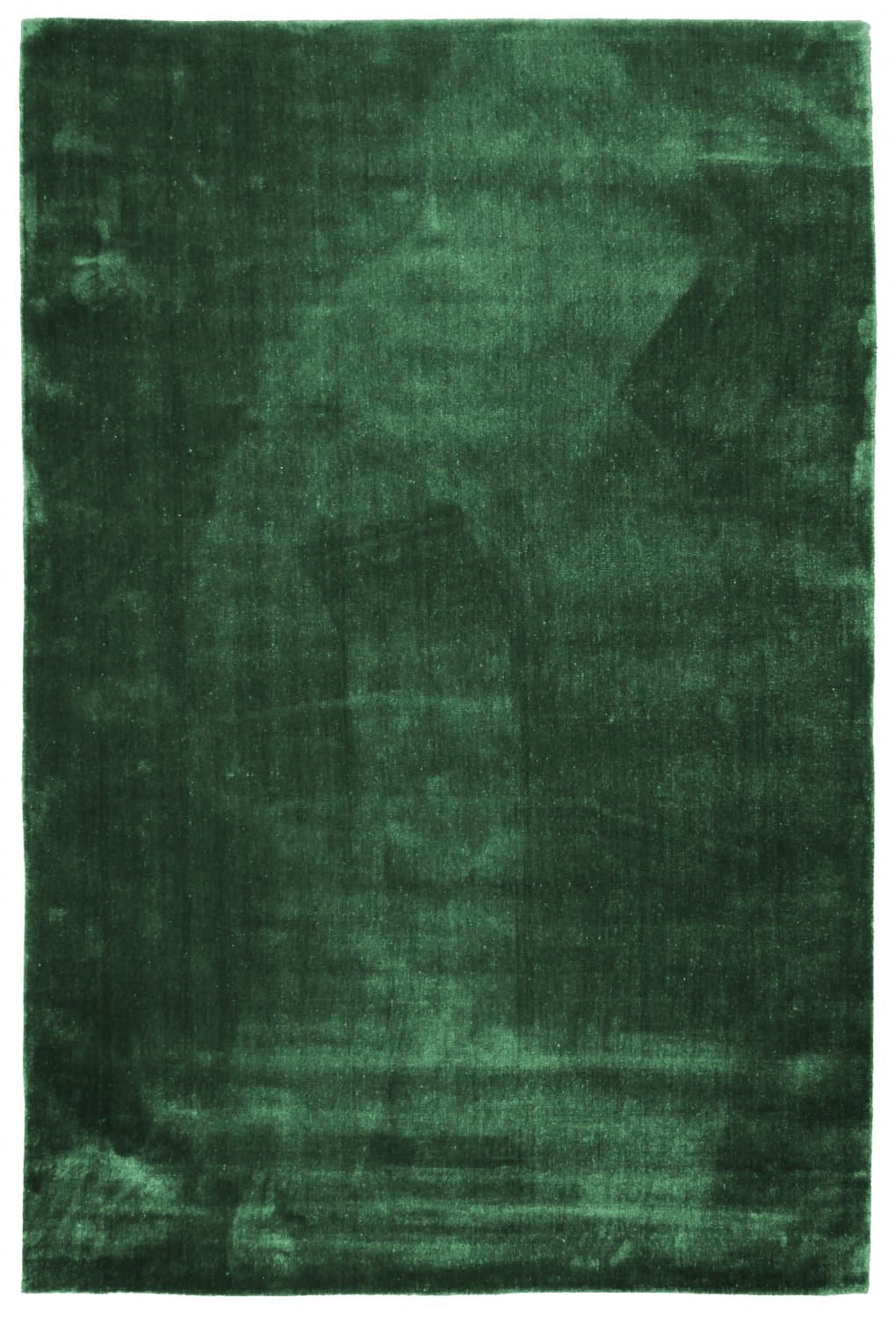 Recycled PET with viscose look (grön) (Storlek: 160 x 230 cm)