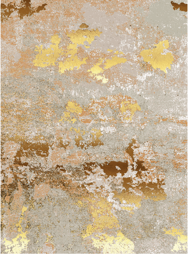 Wiltonmatta - Elena (beige/guld) (Storlek: 80 x 150 cm)