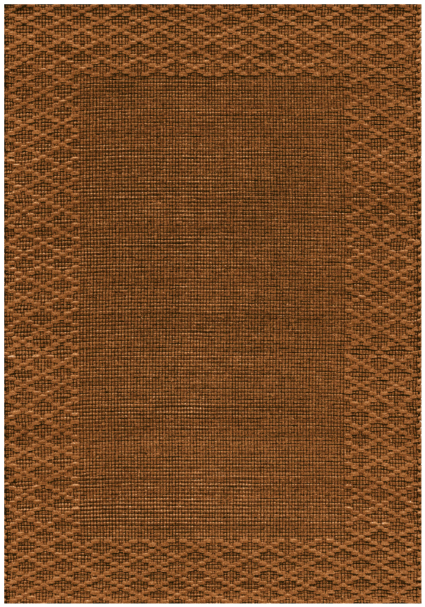 Wiltonmatta - Favone (brun) (Storlek: 160 x 230 cm)