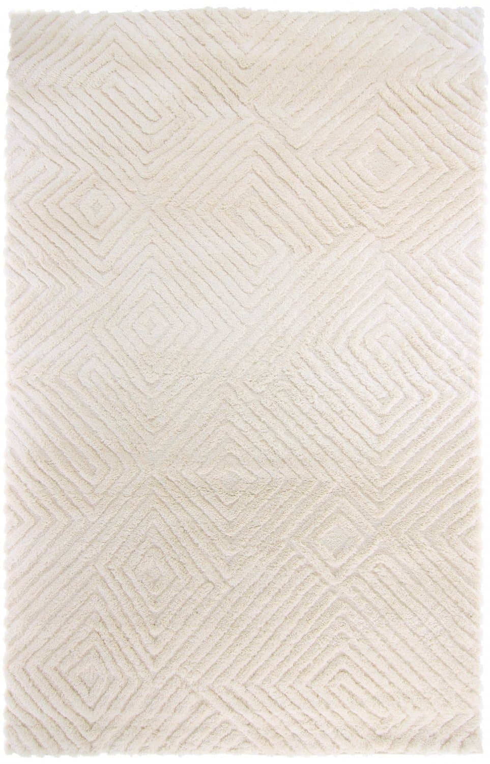 Ryamattor - Monti (offwhite) (Storlek: 200 x 290 cm)