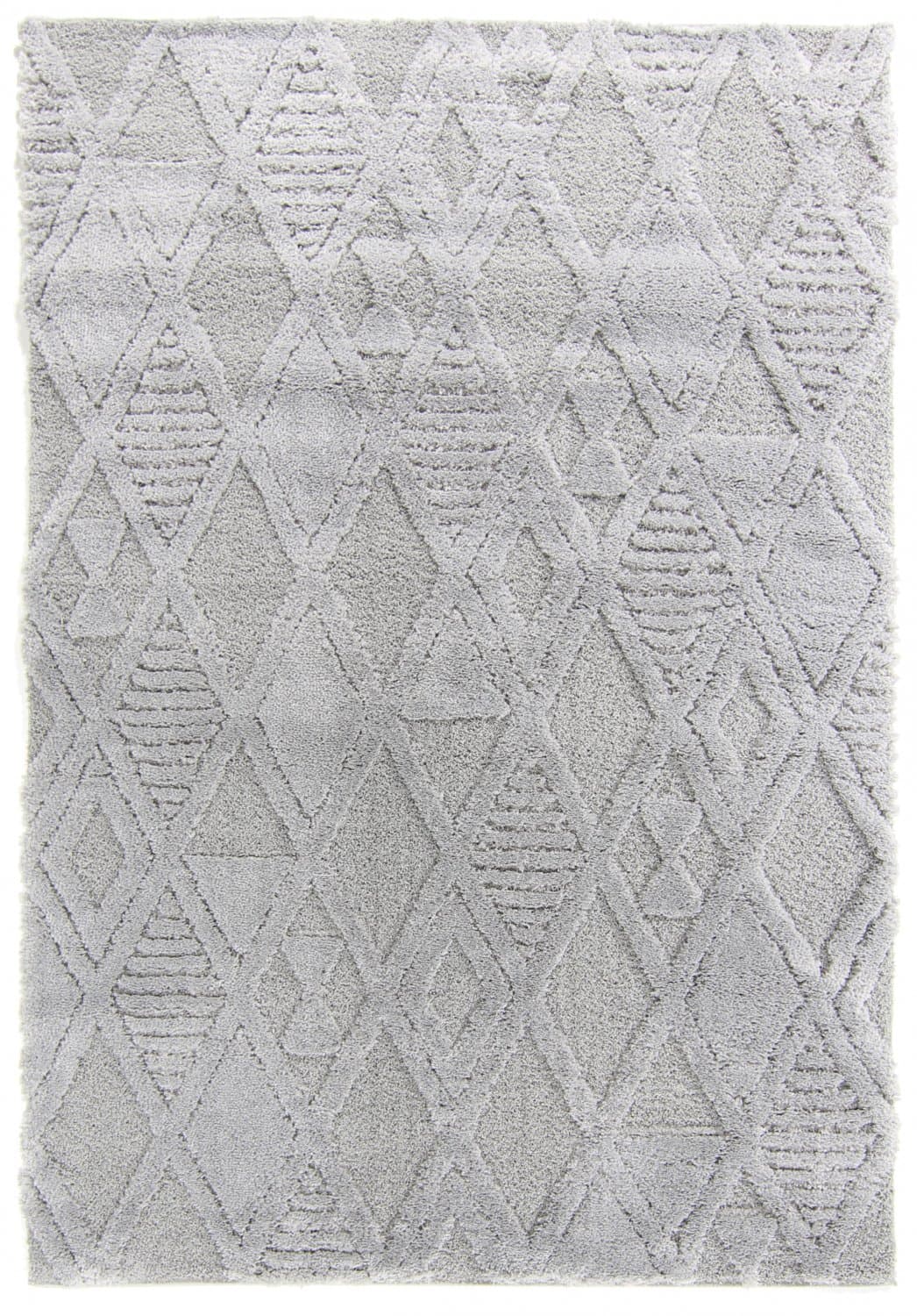 Ryamattor - Rostock (grå) (Storlek: 200 x 290 cm)