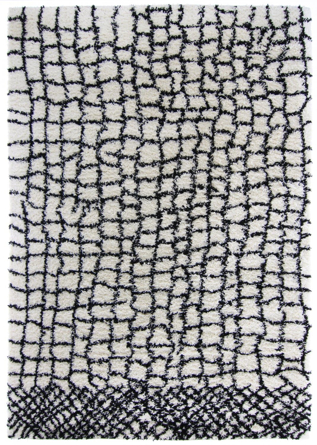 Ryamattor - Taverna (svart/vit) (Storlek: 80 x 300 cm)