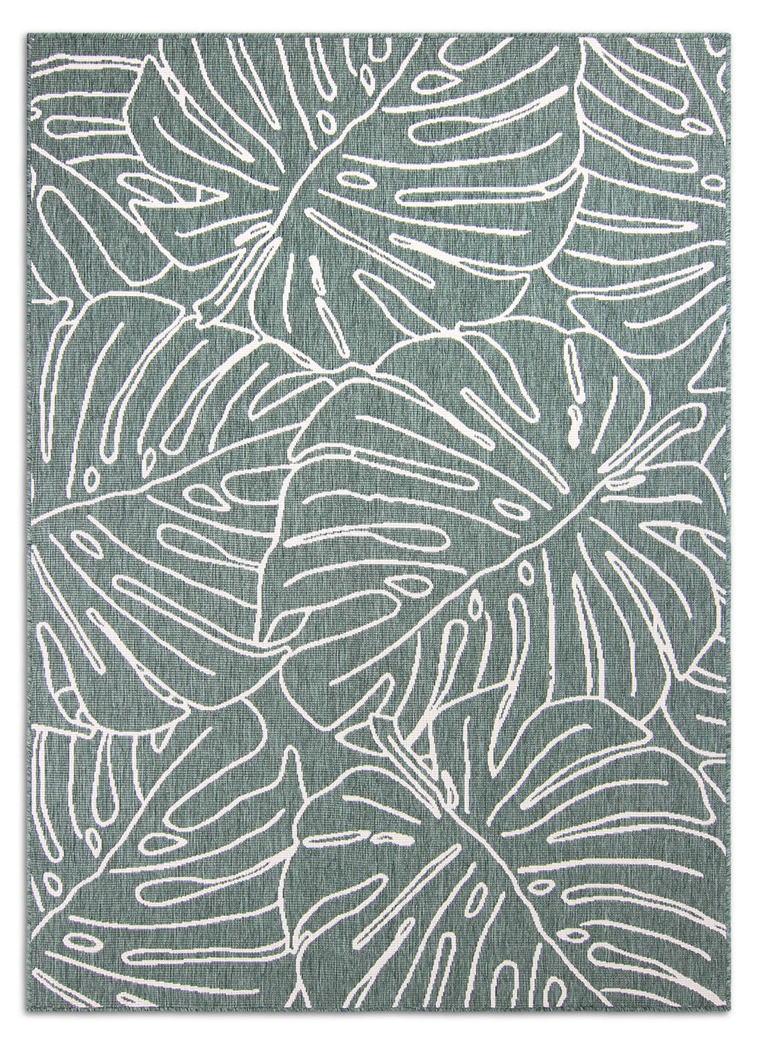 Inomhus- utomhusmatta - Francis (grön) (Storlek: 160 x 230 cm)