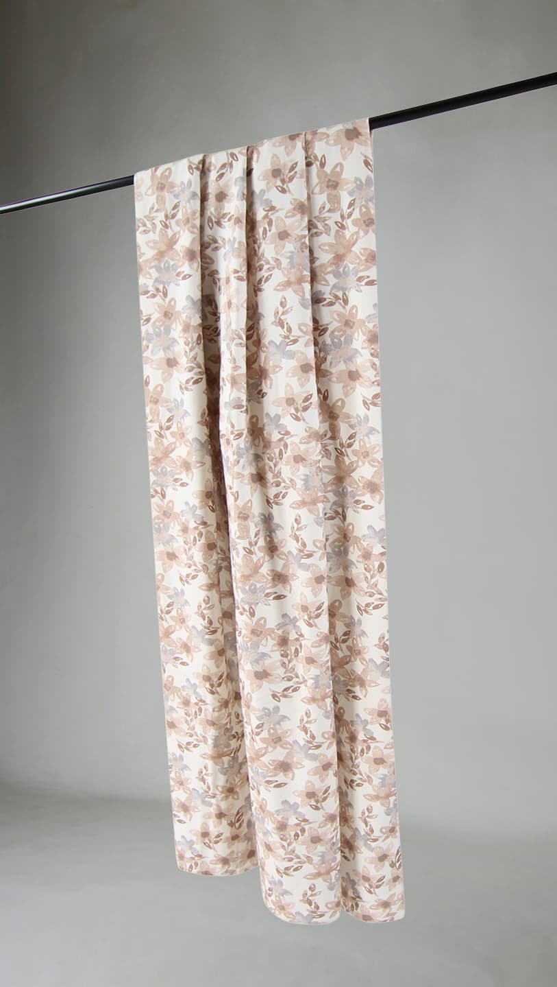 Gardiner - Bomullsgardin Petite (beige) (Storlek: 140 x 250 cm)