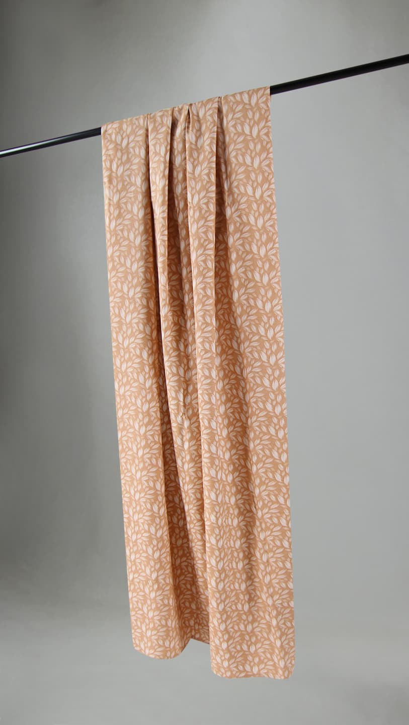 Gardiner - Bomullsgardin Satu (rosa) (Storlek: 140 x 300)