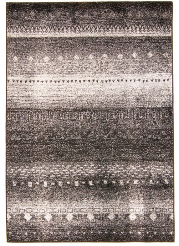Wiltonmatta - Gibson (grå/svart/vit) (Storlek: 133 x 190 cm)