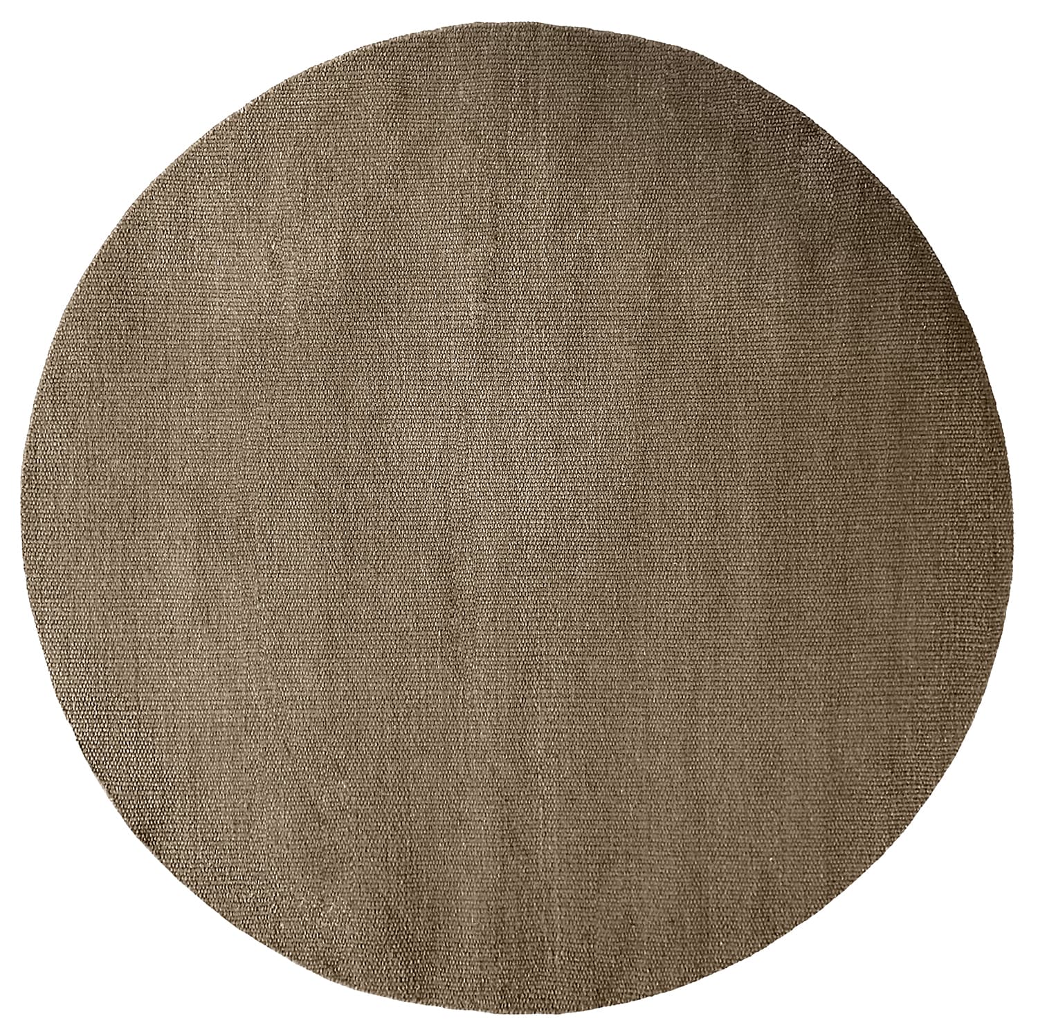 Rund matta - Hamilton (brun) (Storlek: Ø 120 cm)