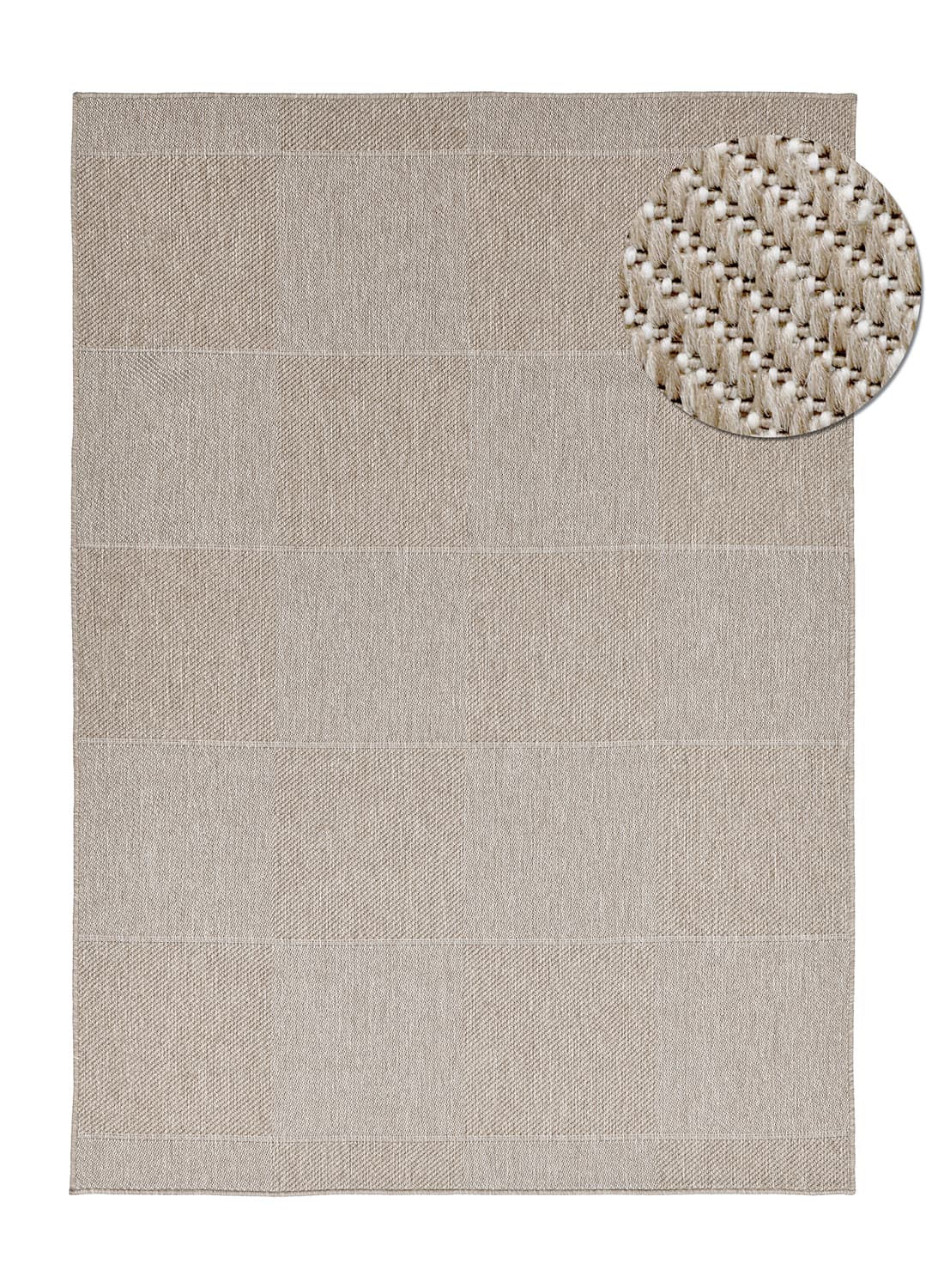 Inomhus- utomhusmatta - Ava (beige) (Storlek: 240 x 340 cm)