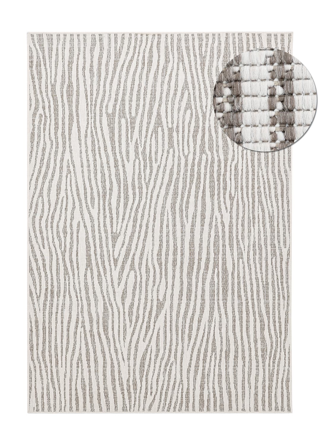 Inomhus- utomhusmatta - Vaura (beige) (Storlek: 240 x 340 cm)
