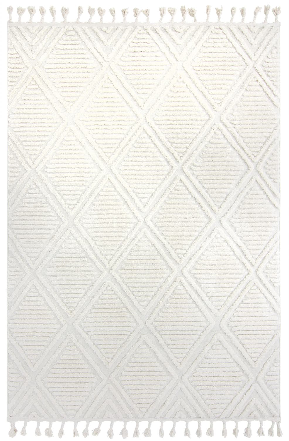 Shaggy - Dover (offwhite) (Storlek: 240 x 340 cm)