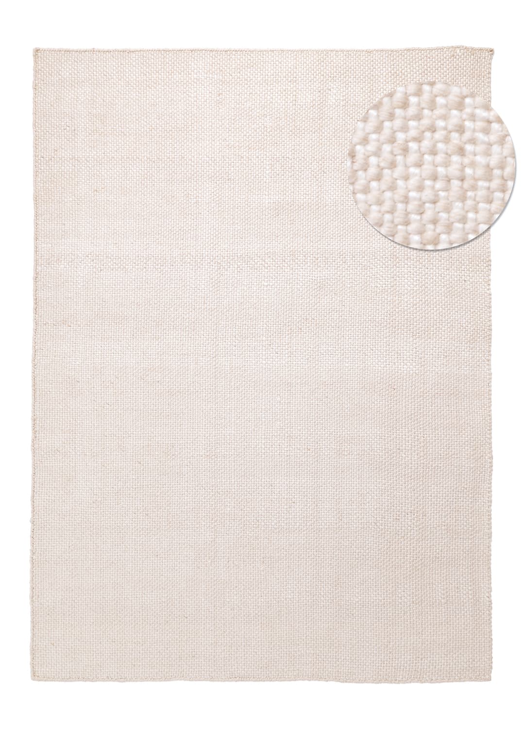 Inomhus/utomhusmatta - Orta Wool Look (creme) (Storlek: 80 x 150 cm)