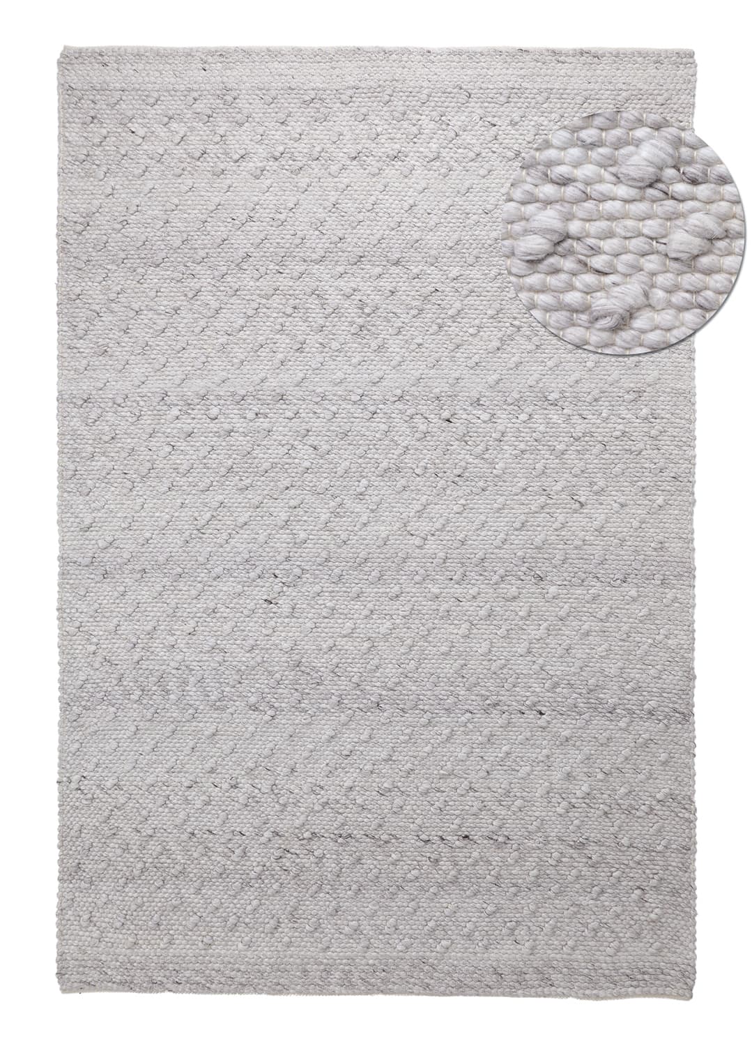 Inomhus/utomhusmatta - Todi Wool Look (grå/beige) (Storlek: 200 x 290 cm)