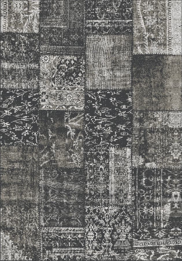 Wiltonmatta - Villani (antracit) (Storlek: 240 x 330 cm)
