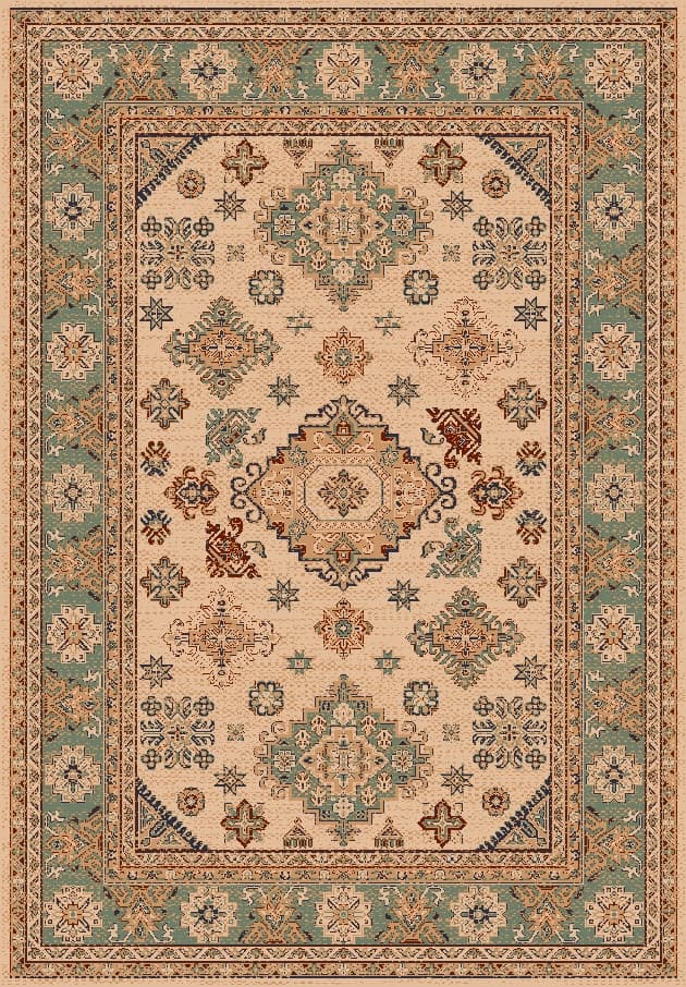 Wiltonmatta - Lamperti (beige) (Storlek: 240 x 330 cm)