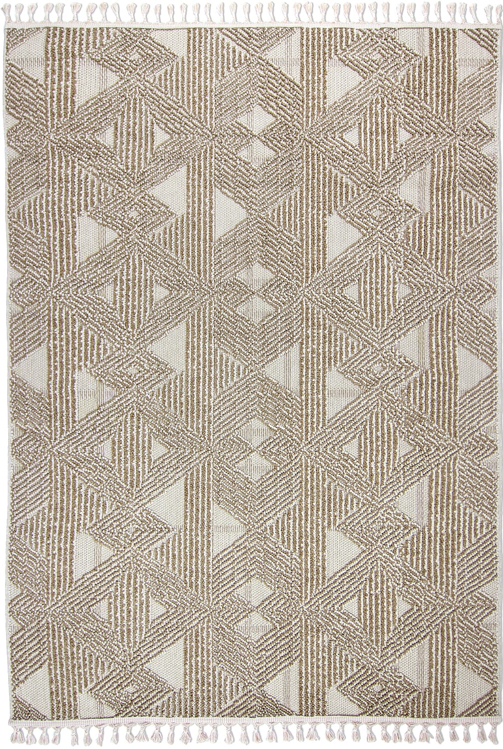 Shaggy - Indoor/Outdoor Lennon (beige) (Storlek: 160 x 230 cm)