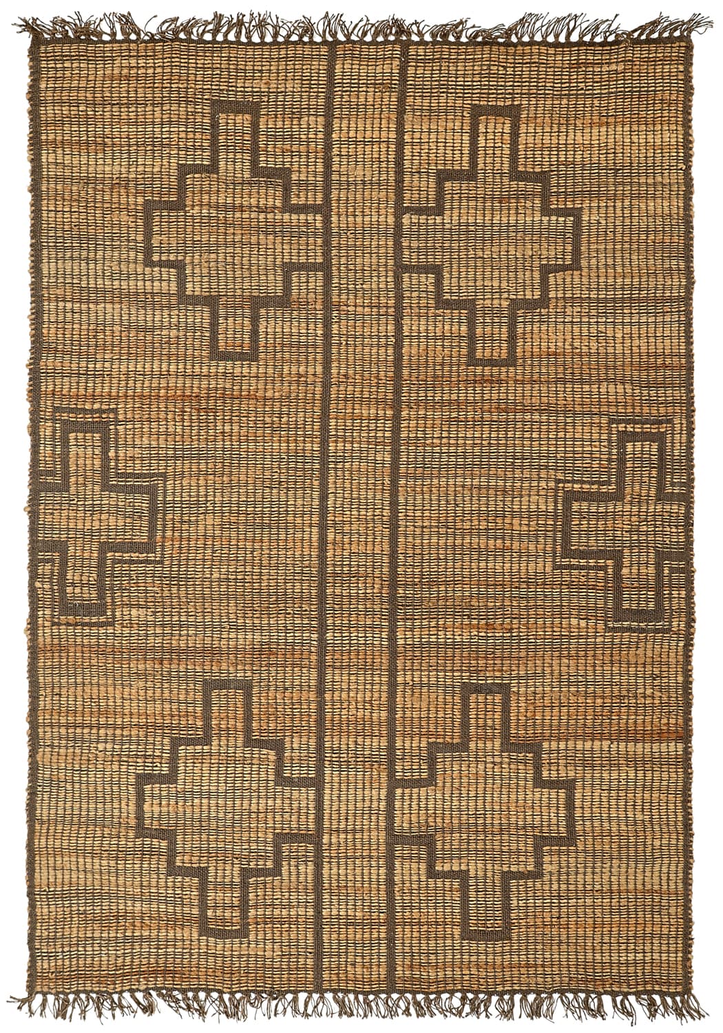 Jutematta - Kavita (brun) (Storlek: 80 x 250 cm)