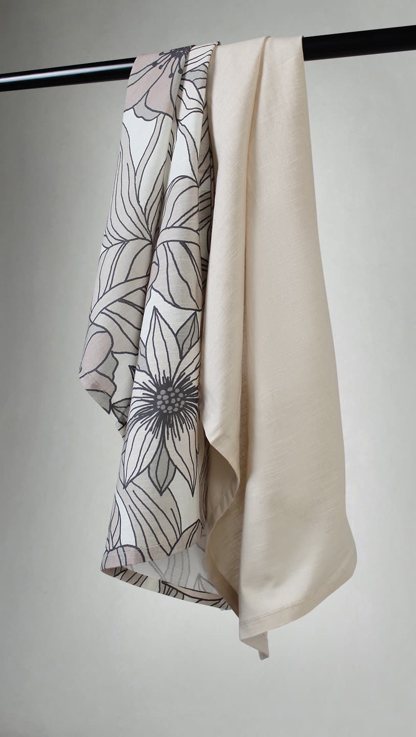 Kökshandduk 2-pack - Aurelia (beige) (Storlek: 50 x 70 cm)