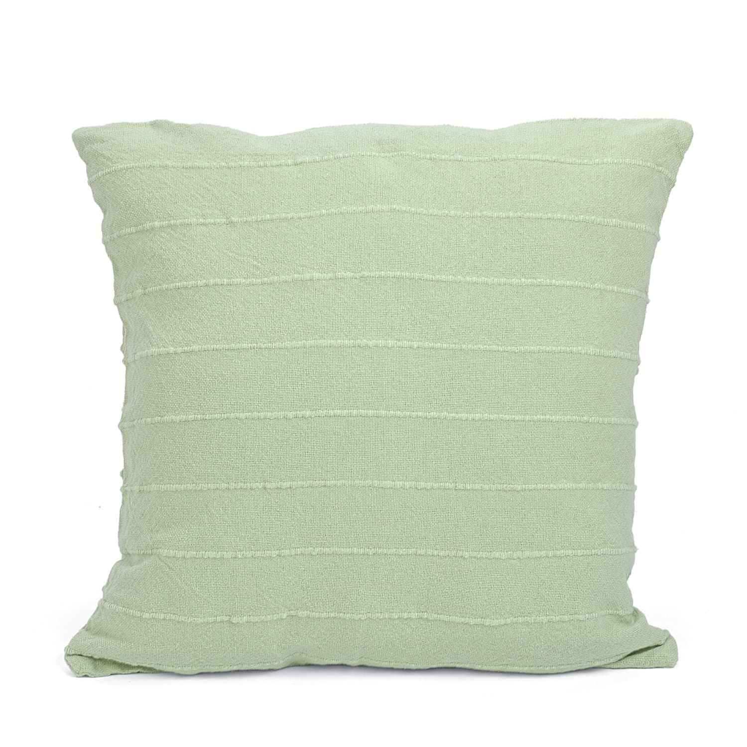 Kuddfodral - Nalani cotton cushion cover (ljusgrön) (Storlek: 45 x 45 cm)