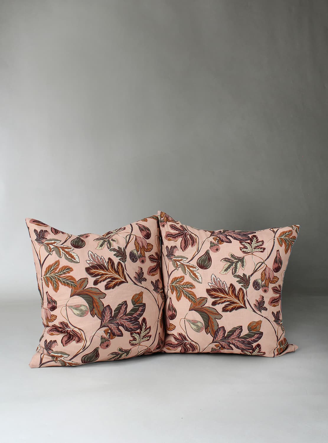 Kuddfodral 2-pack - Leonora (röd) (Storlek: 45 x 45 cm)