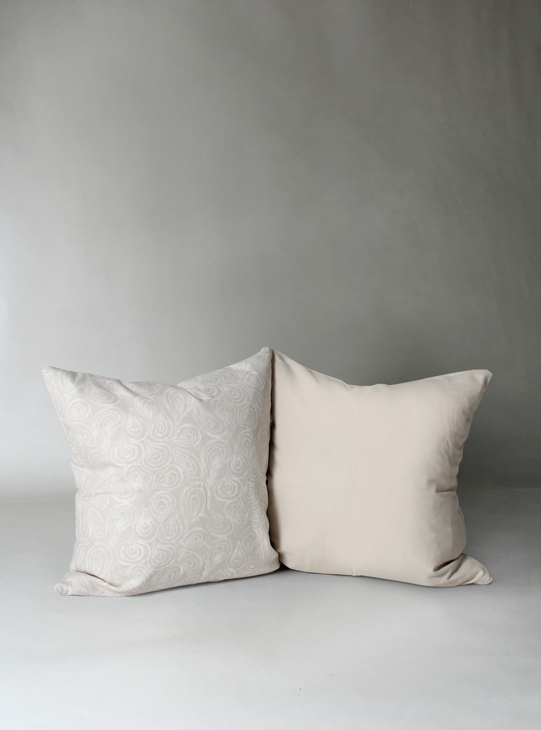 Kuddfodral 2-pack - Merja (beige) (Storlek: 45 x 45)