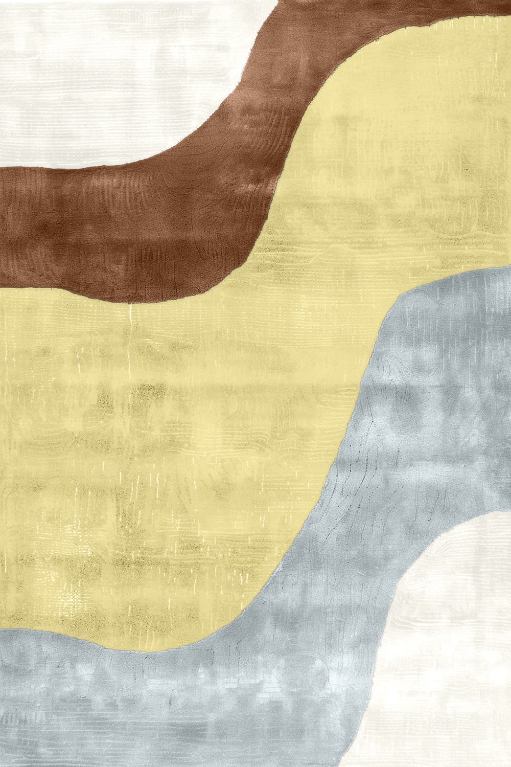 Wiltonmatta - Barcelona (gul) (Storlek: 160 x 230 cm)