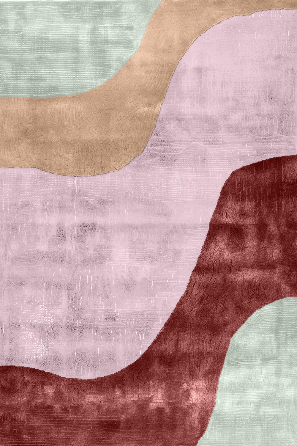 Wiltonmatta - Barcelona (rosa) (Storlek: 200 x 280 cm)