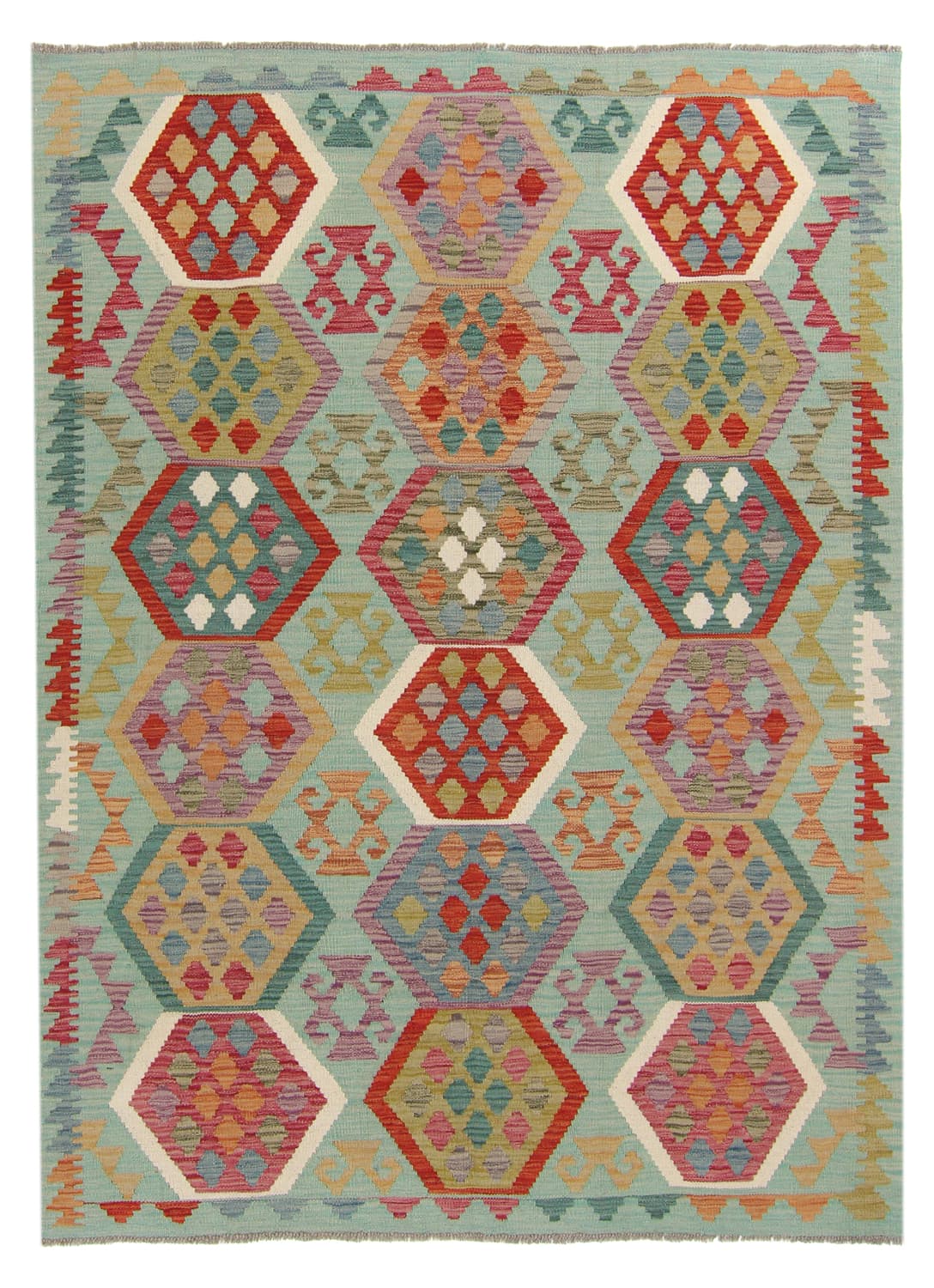 Orientalisk kelimmatta 199 x 146 cm (Storlek: 199 x 146 cm)