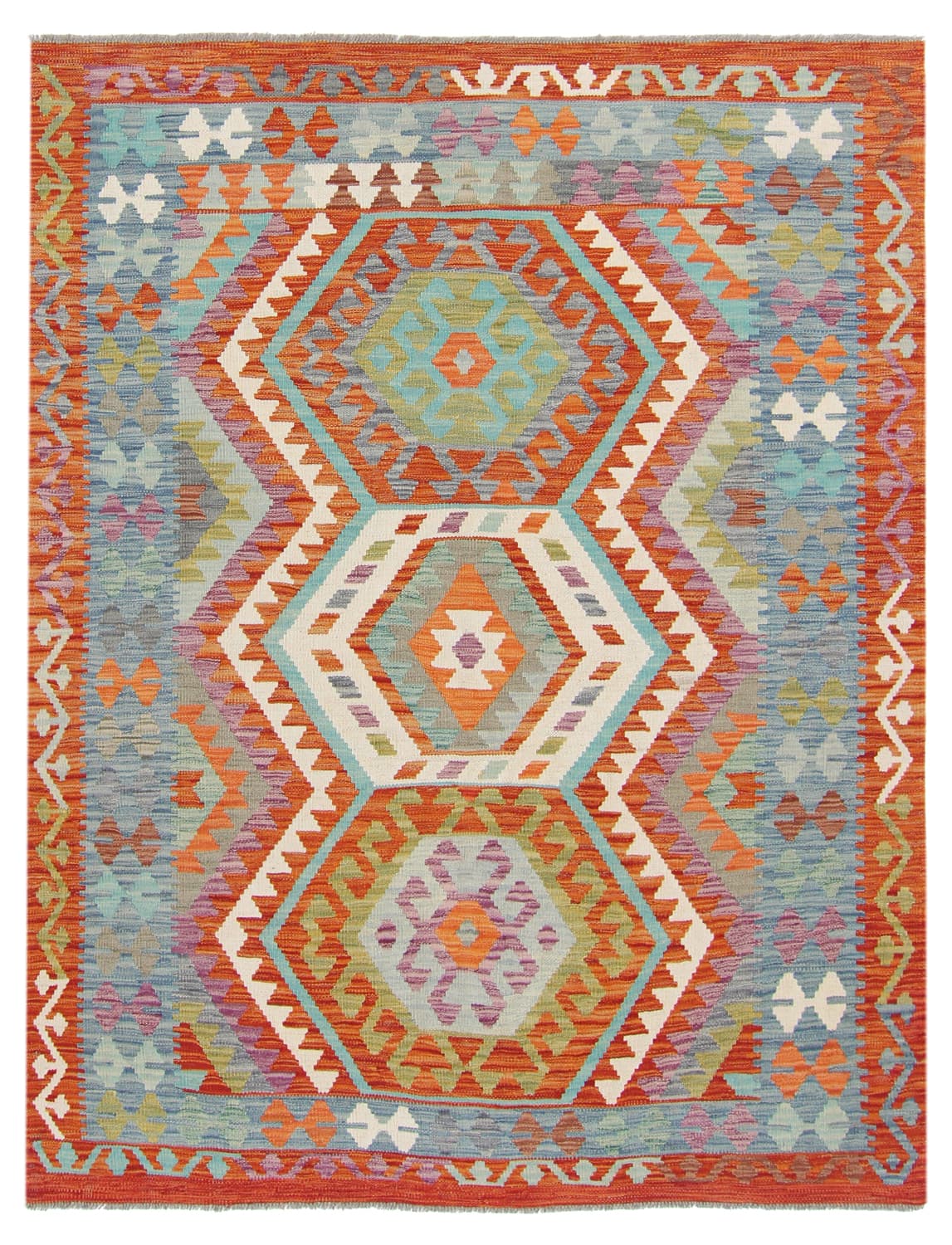 Orientalisk kelimmatta 198 x 155 cm (Storlek: 198 x 155 cm)