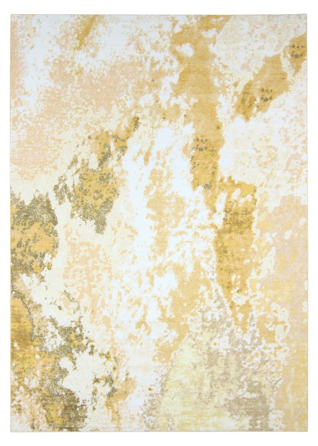 Wiltonmatta - Travale (gul) (Storlek: 200 x 280 cm)