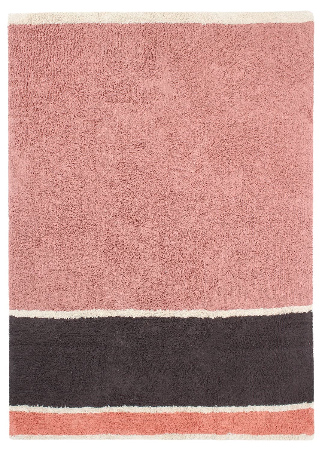 Ryamattor - Vinci Natural Cotton Shaggy (rosa) (Storlek: 160 x 230 cm)