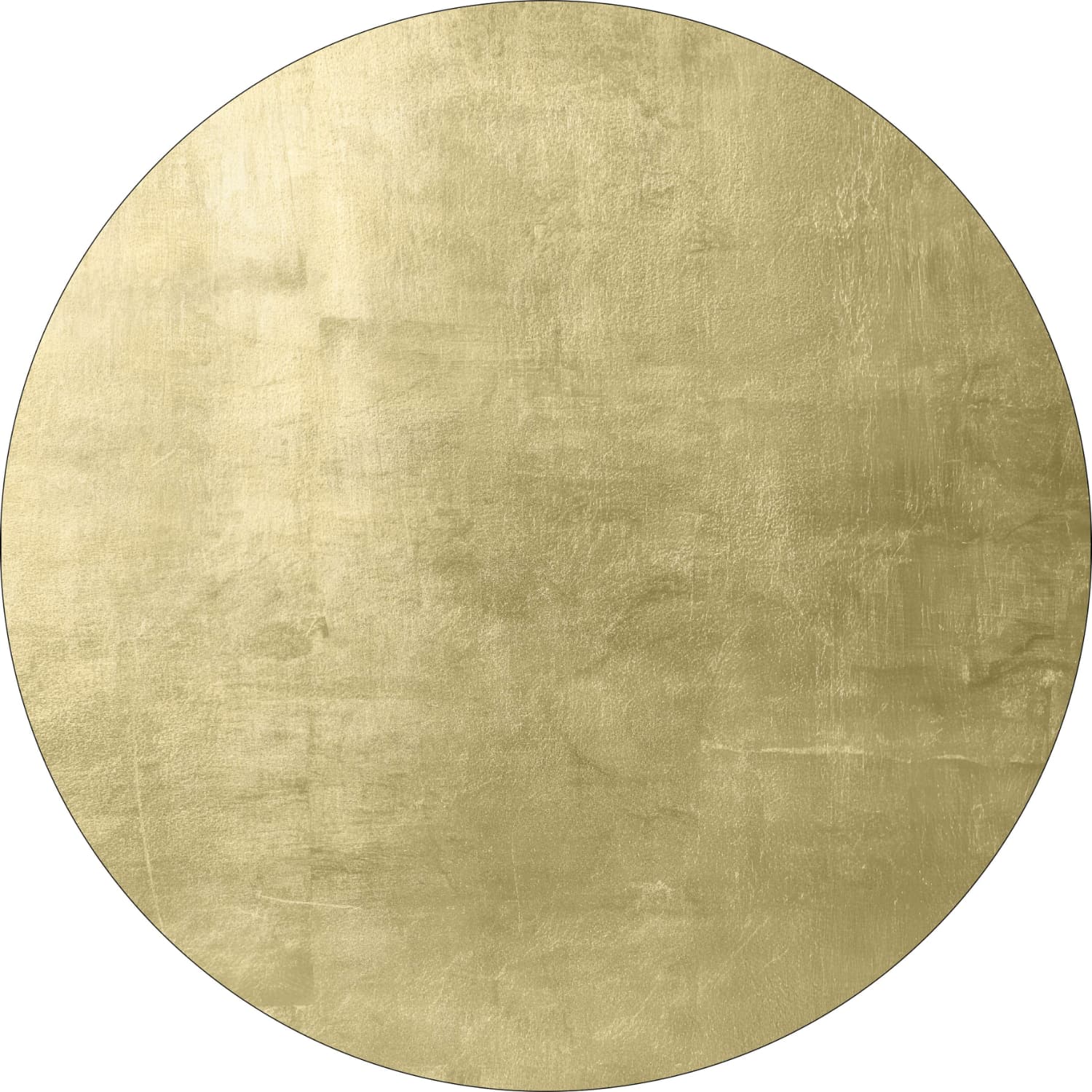 Rund matta - Artena (ljus guld) (Storlek: Ø 200 cm)