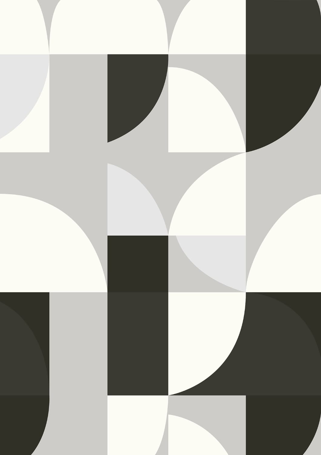 Wiltonmatta - Kalami (vit/grå/svart) (Storlek: 240 x 340 cm)