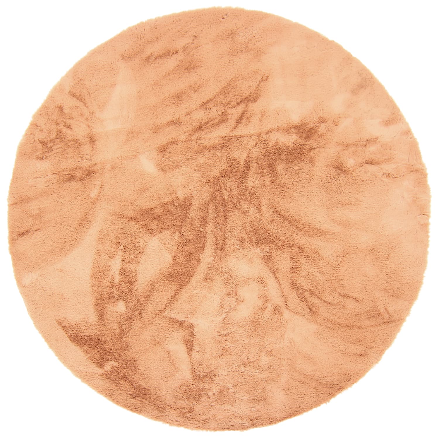 Runda mattor - Cloud Super Soft (terracotta) (Storlek: Ø 80 cm)