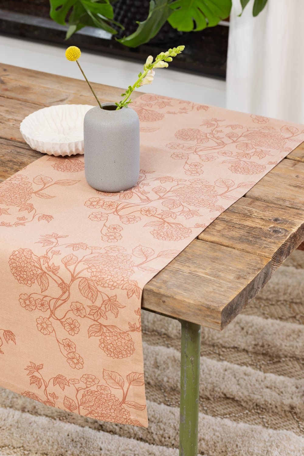 Bordslöpare - Löpare Minna (rosa) (Storlek: 40 x 140)