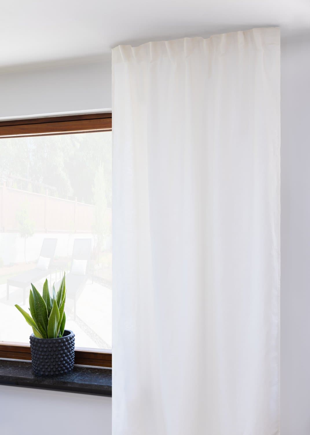 Gardin - Mira (beige) (Storlek: 145 x 300 cm)