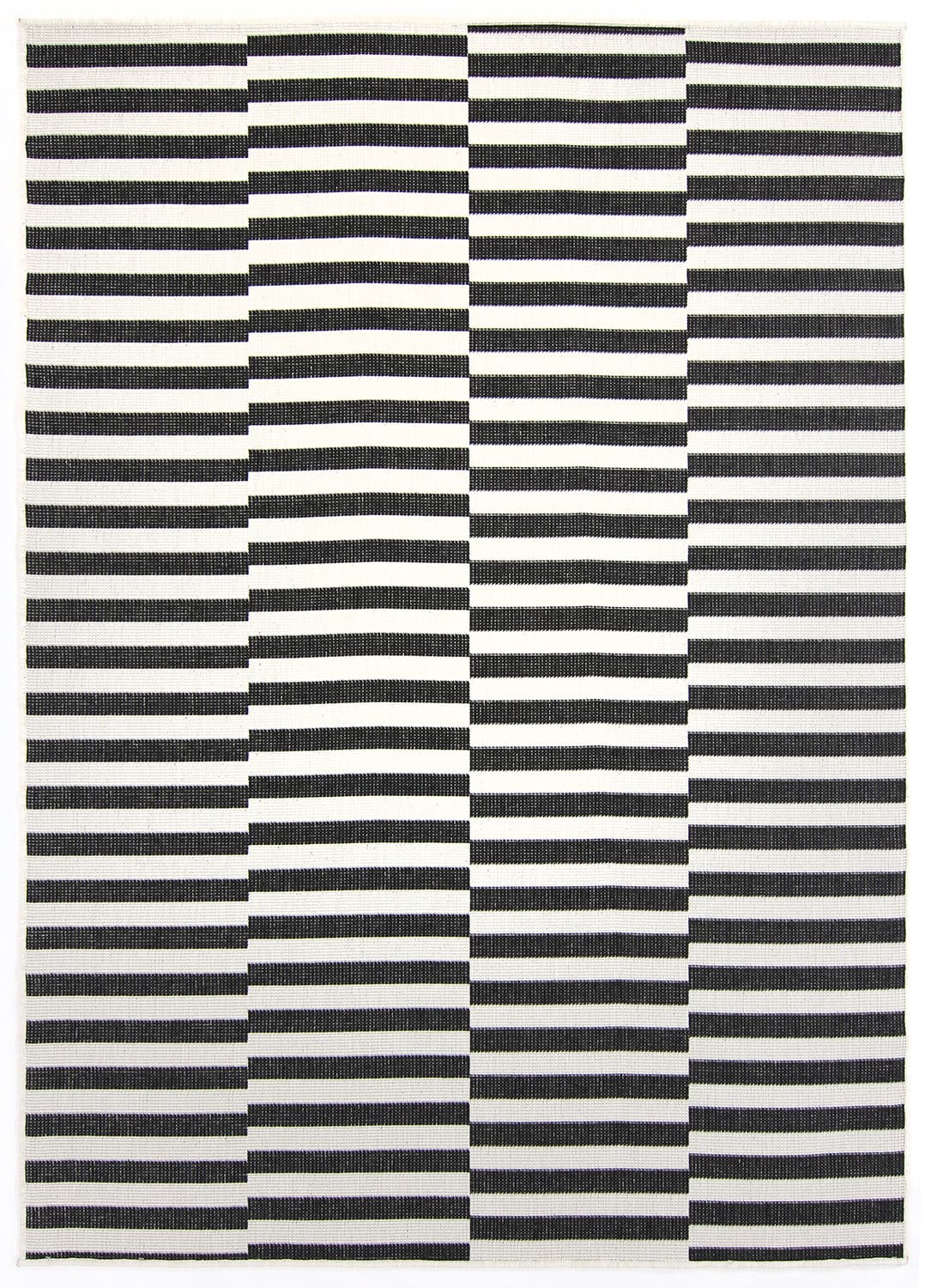 Inomhus- utomhusmatta - Otto (svart) (Storlek: 80 x 200 cm)