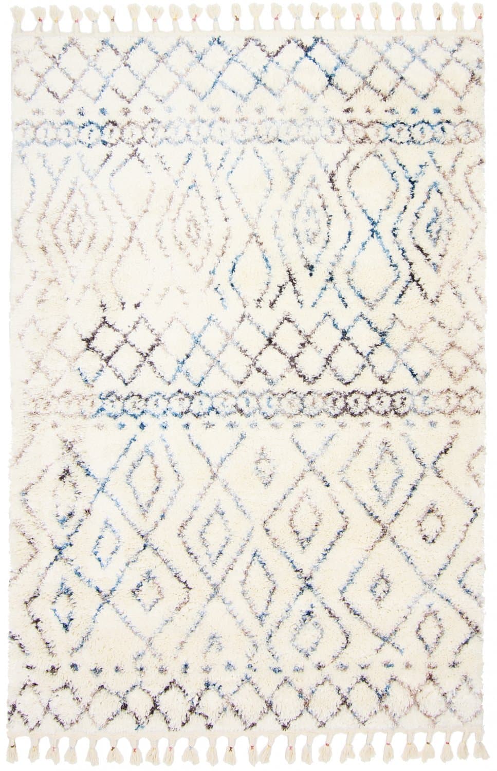 Ryamattor - Marini (blå/multi) (Storlek: 80 x 150 cm)