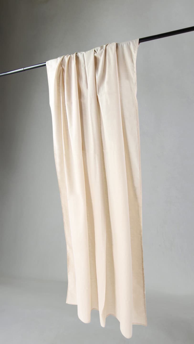 Gardiner - Bomullsgardin Adriana (beige) (Storlek: 140 x 250 cm)