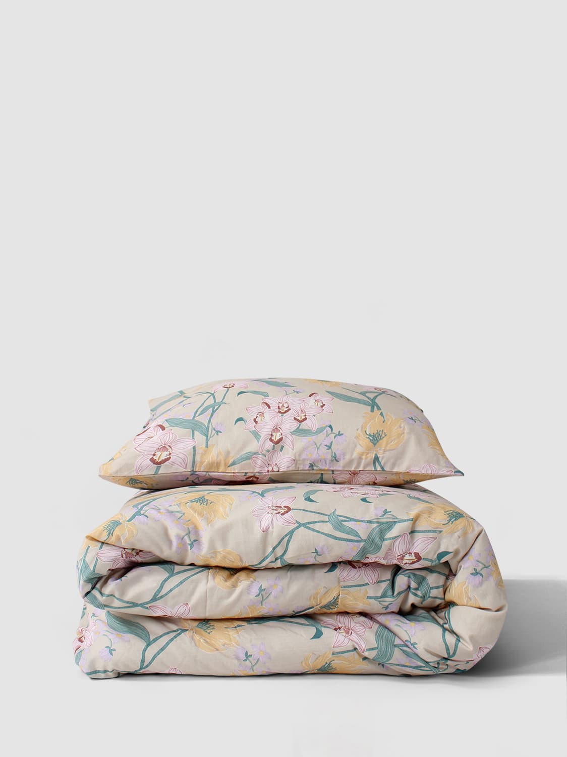 Påslakanset - Florina (rosa) (Storlek: 150 x 210 cm)