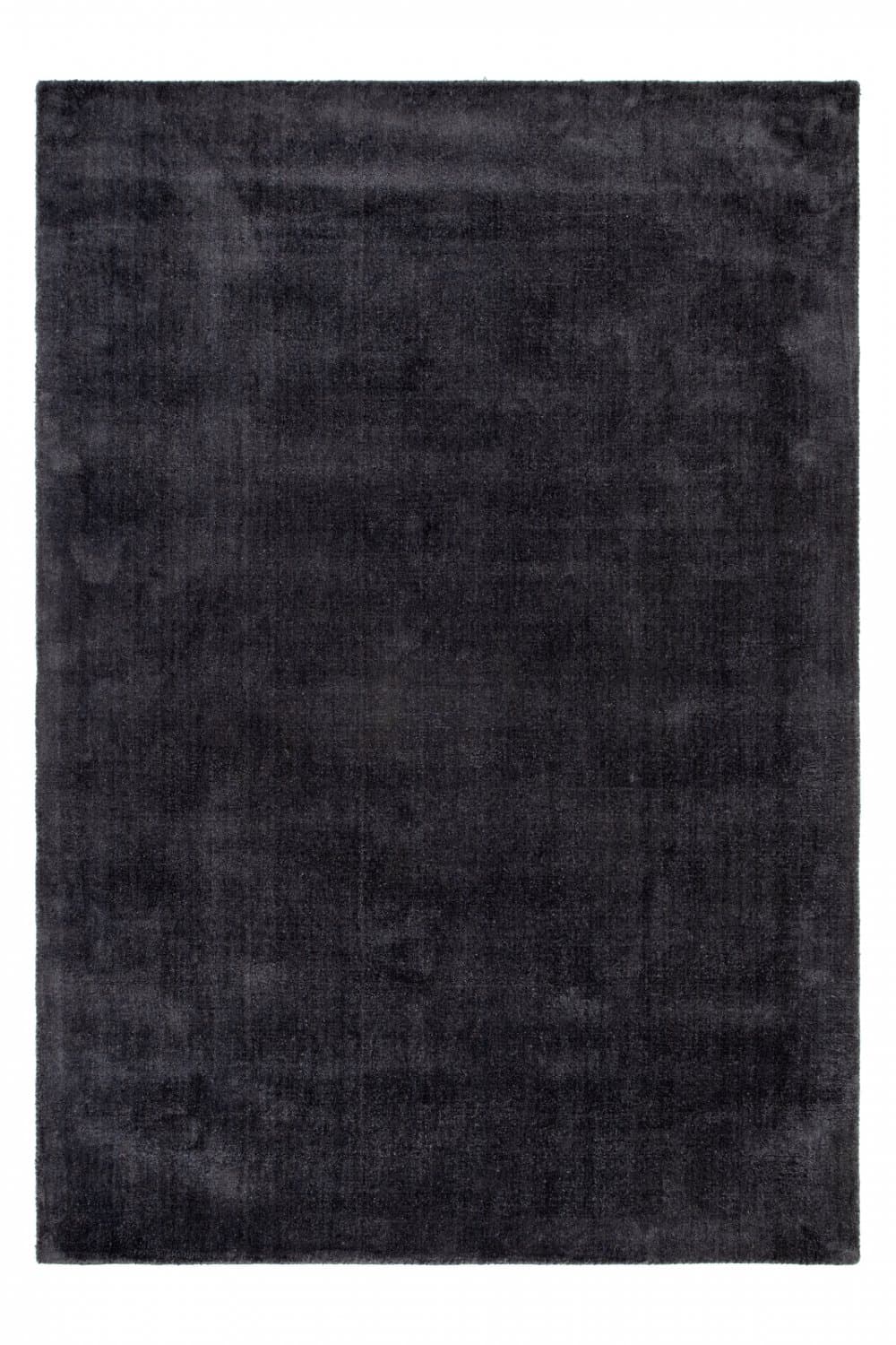 Recycled PET with viscose look (svart) (Storlek: 130 x 190 cm)
