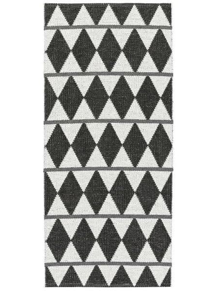 Plastmattor - Horredsmattan Zigge (svart) (Storlek: 70 x 50 cm)