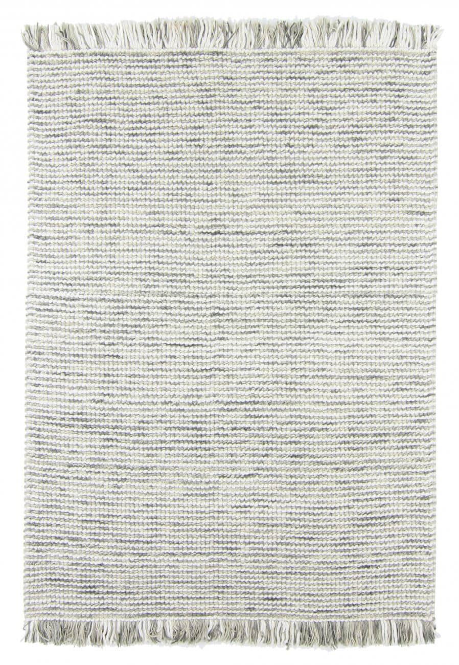 Ullmatta - Plockton (grå/vit/grön) (Storlek: 70 x 200 cm)