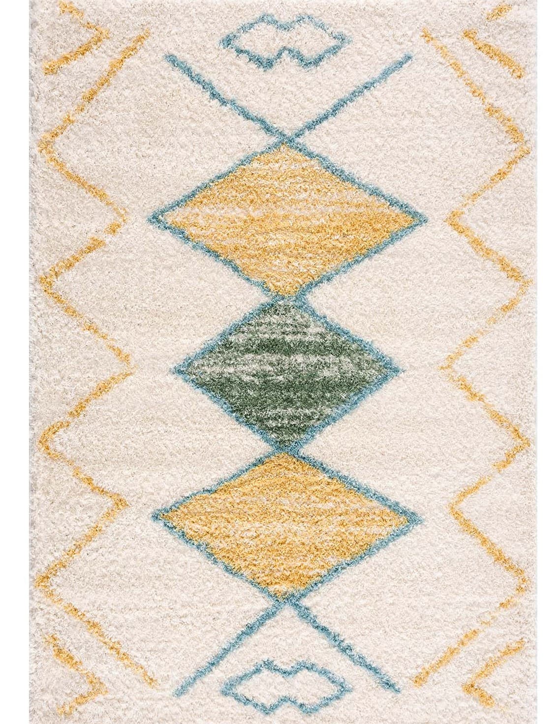Ryamattor - Merzouga (gul) (Storlek: 240 x 340 cm)