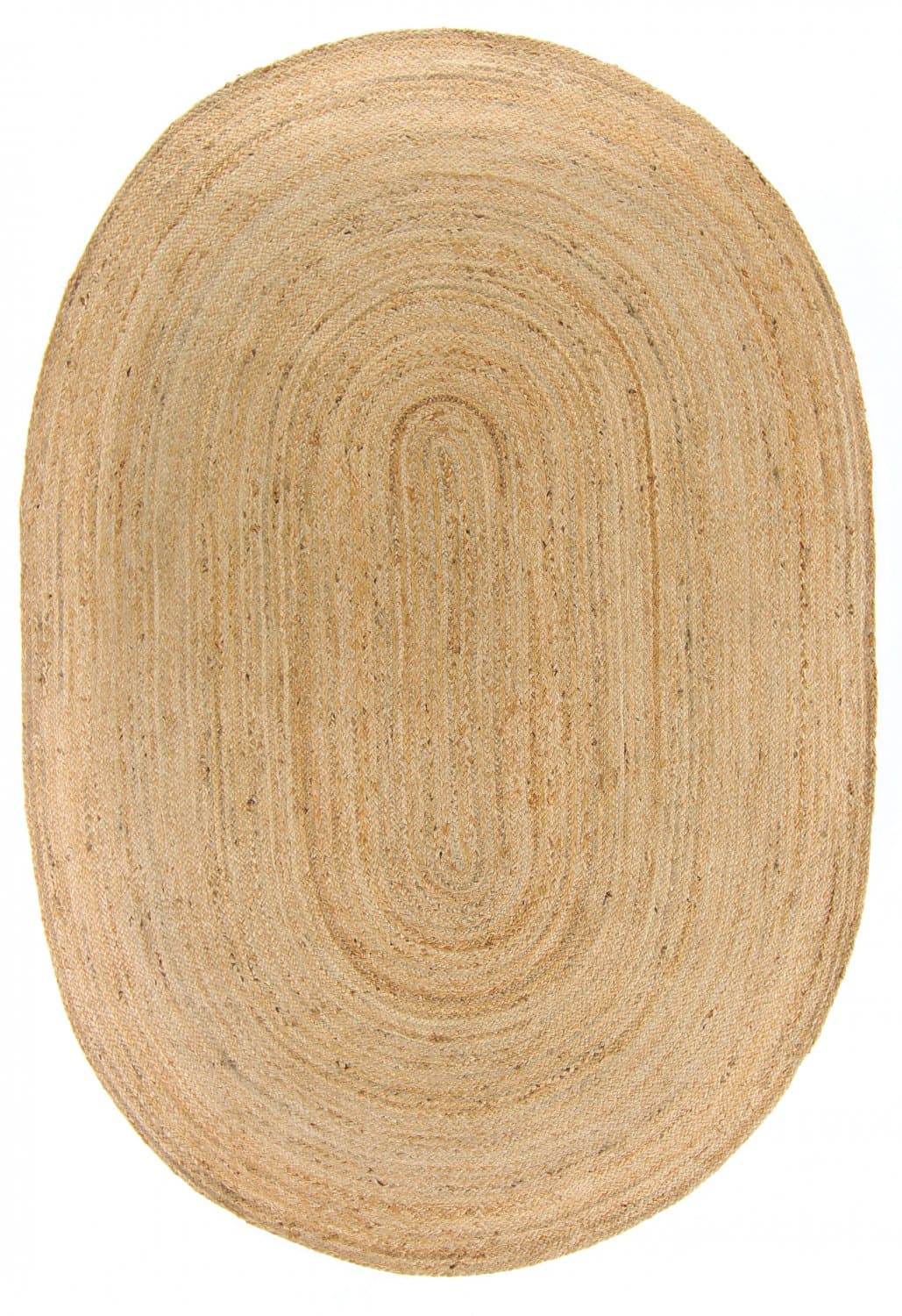 Oval matta - Ozar (jute) (Storlek: 140 x 200 cm)