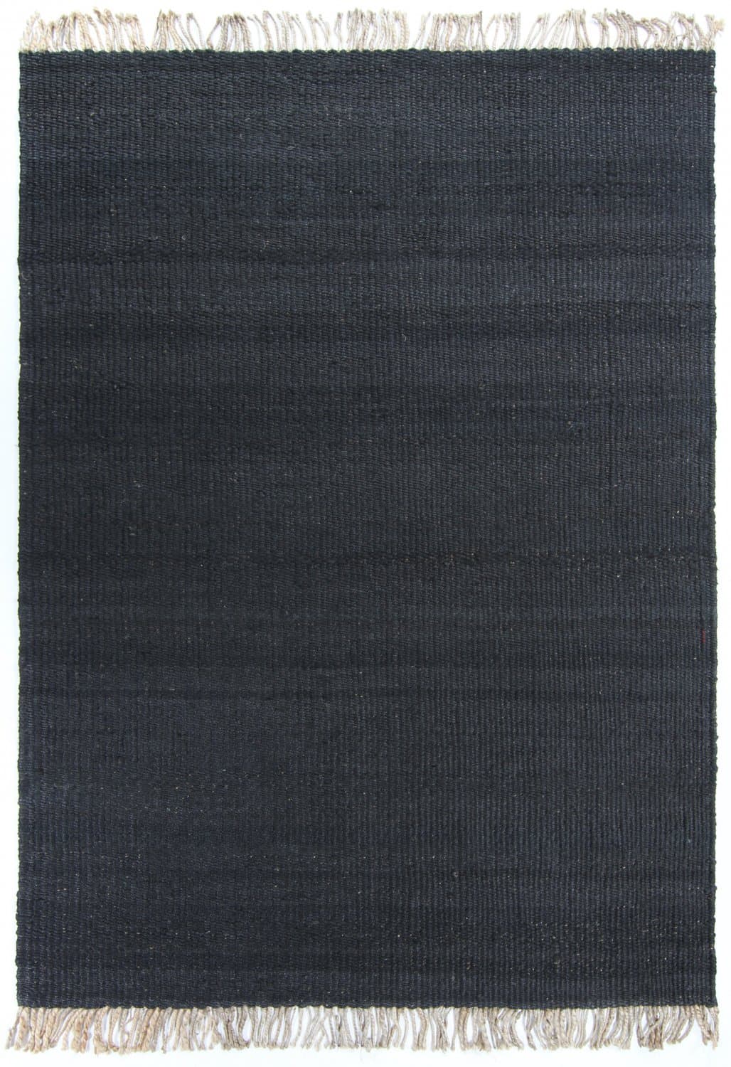 Jutematta - Nawa (jute/svart) (Storlek: 140 x 200 cm)